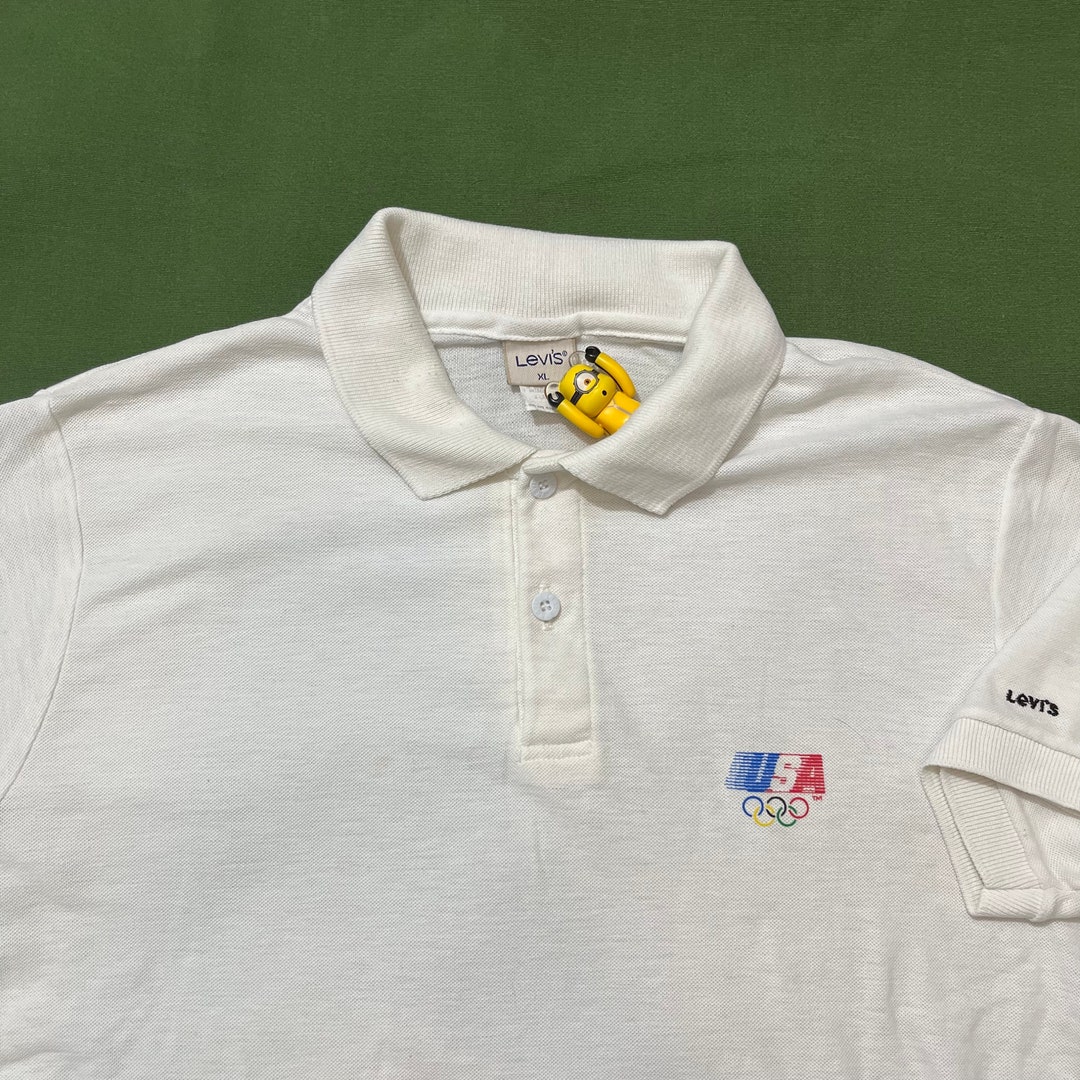 Vintage 80s 1984 Levi's Summer Olympics Polo Shirt XL - Etsy