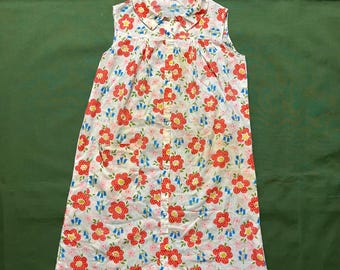Vintage 60s Floral Print Dress - Sears Koffe Kasual - Small/Medium