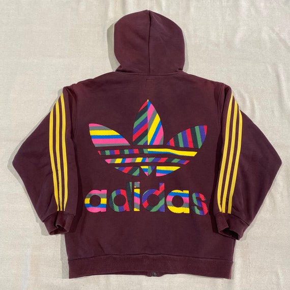 Adidas store rainbow hoodie