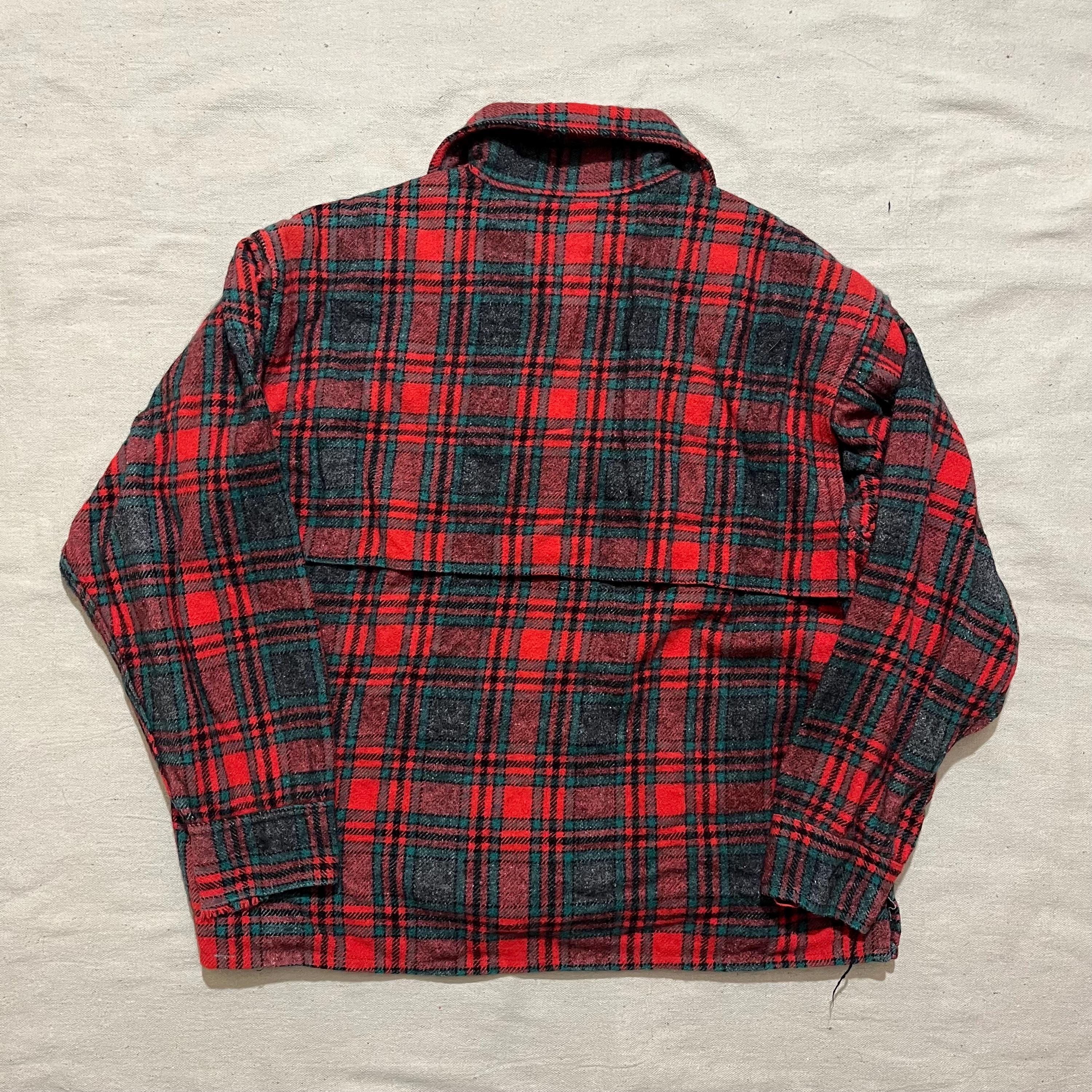 Vintage Johnson Woolen Mills Plaid Wool Hunting Jacket - 50s/60s