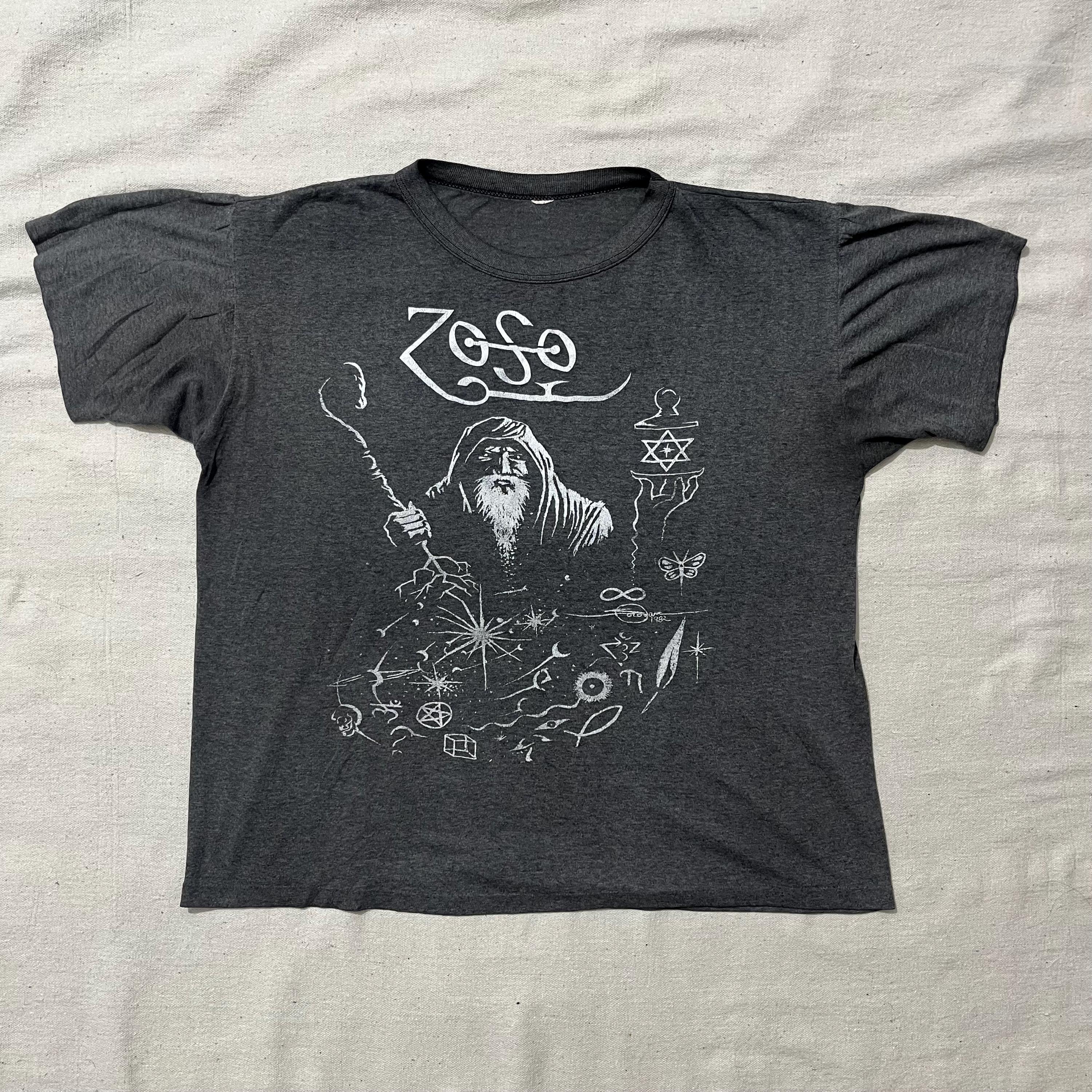 Led zeppelin zoso t shirt hotsell