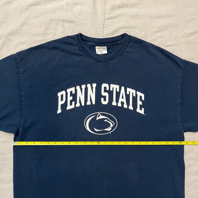 Vintage 00s Penn State University Tshirt Blue XXL Etsy
