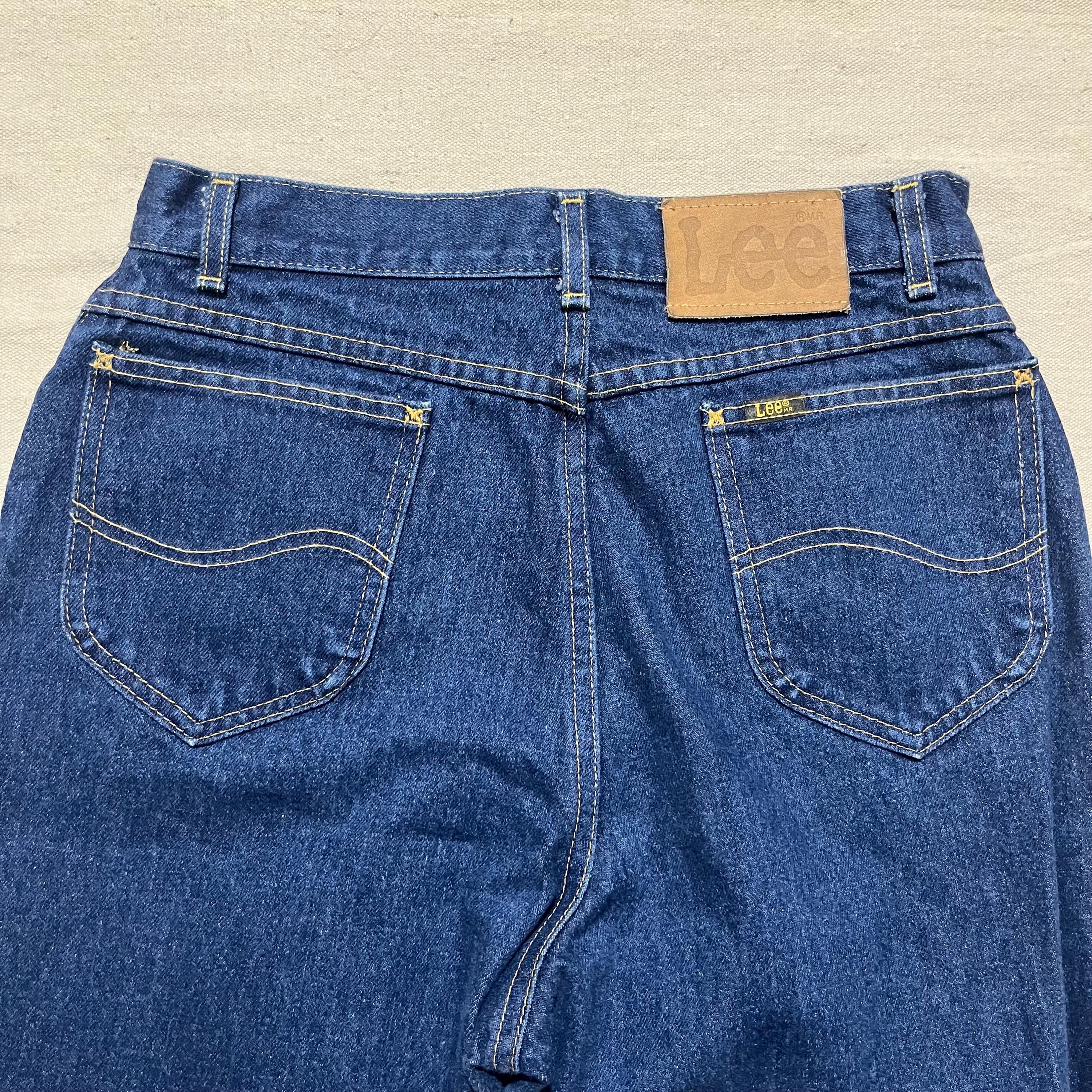 Vintage 90s Women's/femme Lee Denim Jeans Blue Size 14 Petite