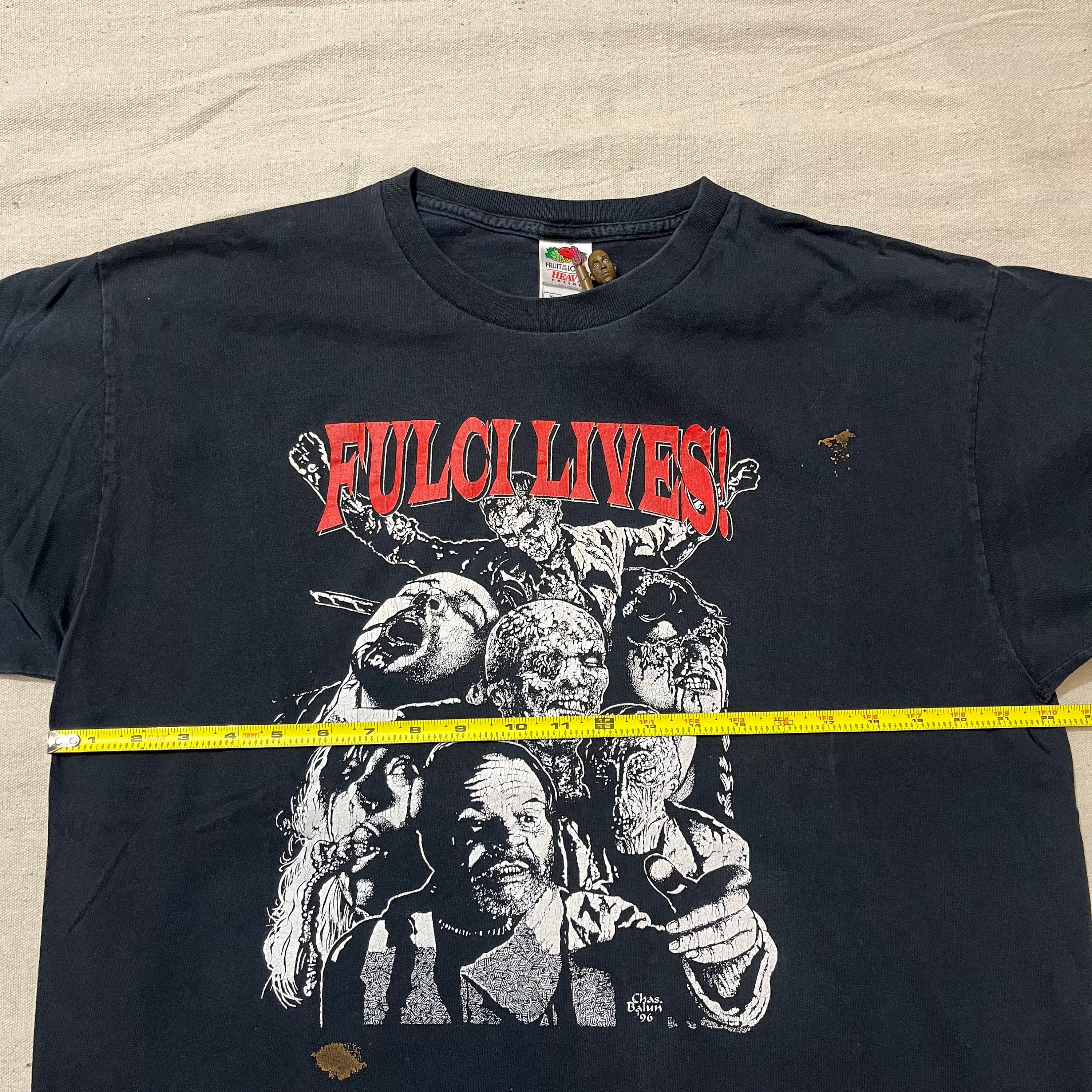 Vintage Fulci Lives Zombie Horror Movie Graphic T-shirt (XL) - Etsy