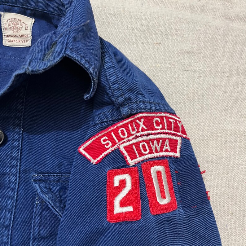 Vintage 60s/70s Cub Scouts Uniform Shirt: Sioux City Iowa, Youth Size ...
