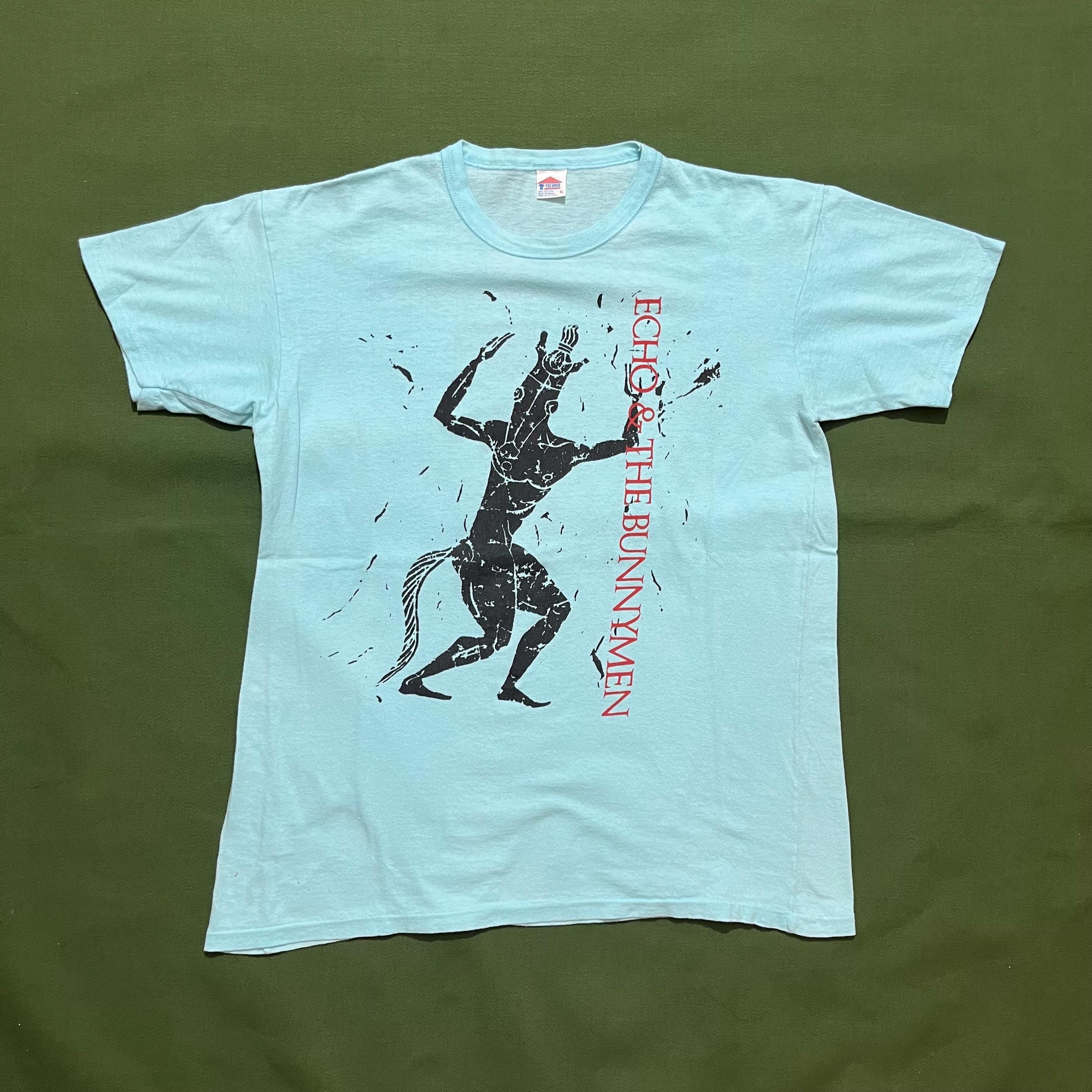 80s ビンテージ Echo & The Bunnymen Tシャツ XL Official Echo & The Bunnymen 1986 Bunny Creature Vintage Tour T-Shirt.