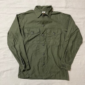 Vintage 70s/80s US Military Army Marine OG 107 Cotton Sateen