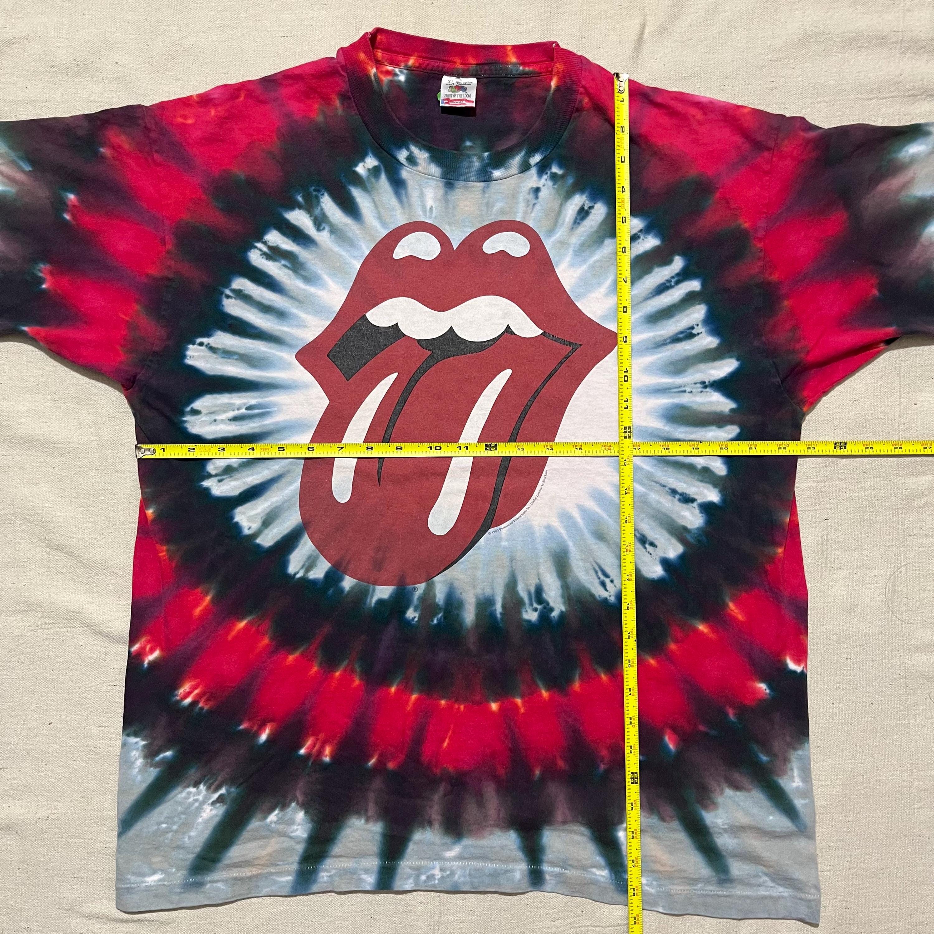 Vintage 90s the Rolling Stones 1994 Voodoo Lounge Tour Tie Dye T