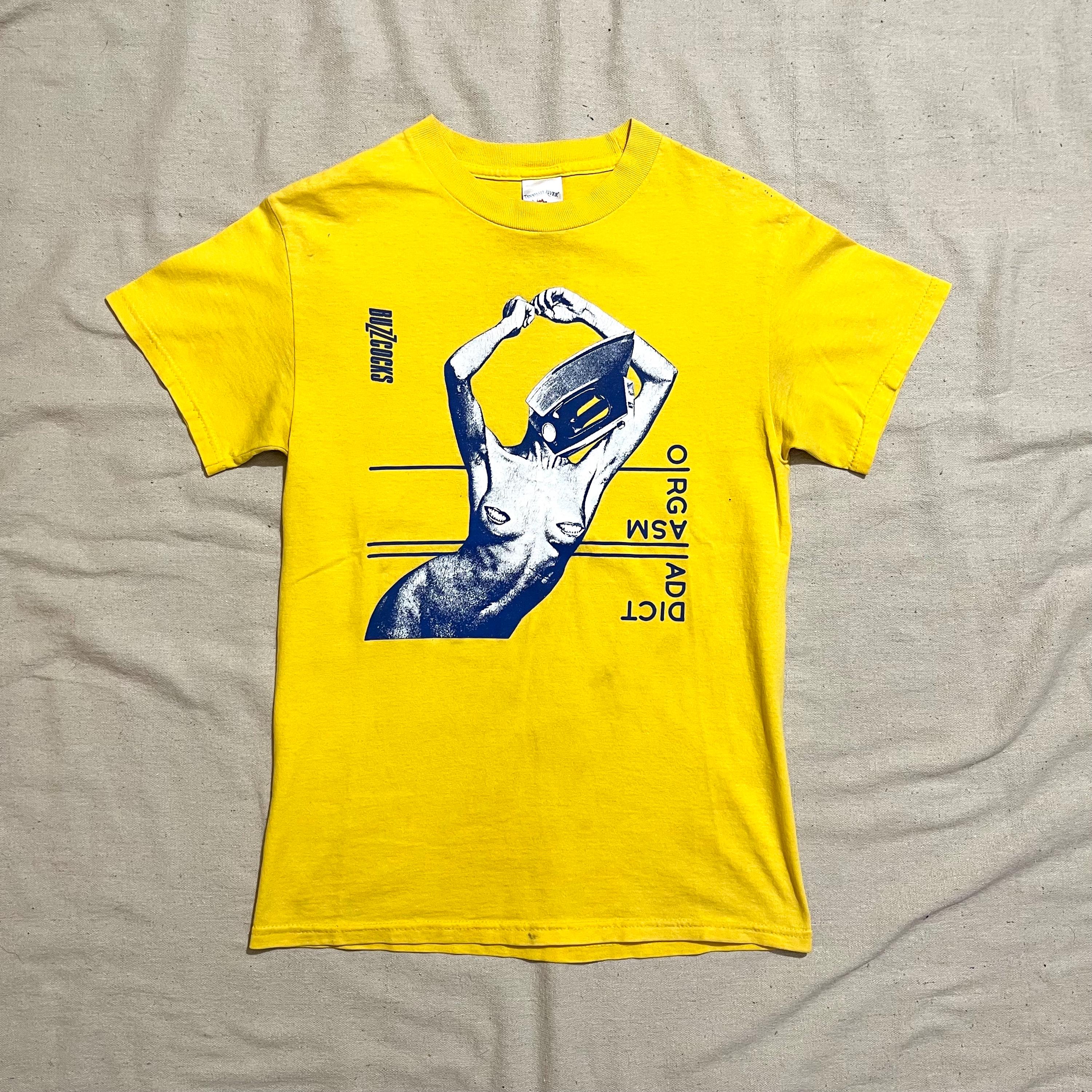 90’s アキュパンクチャー × Buzzcocks Tシャツ Vintage 00s Y2K Buzzcocks Orgasm Addict Punk Rock Band Graphic T