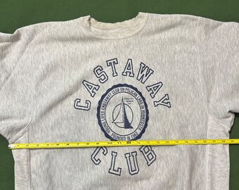 90s CHAMPION CASTAWAY CLUB スウェット Vintage 80s/90s Champion Reverse Weave Castaway Club Pelican