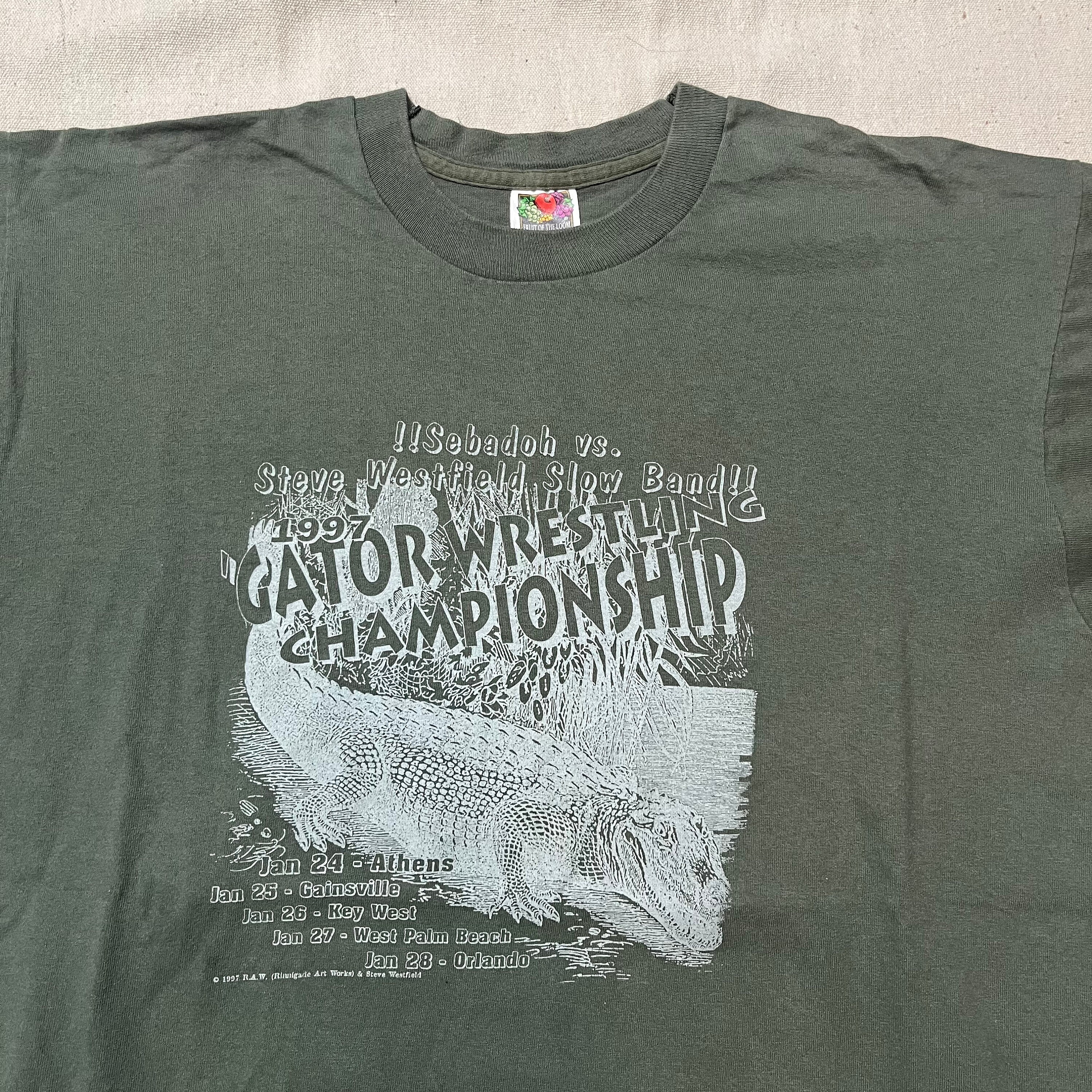 Vintage 90s Sebadoh Lou Barlow Southeast Tour Band Graphic T-shirt