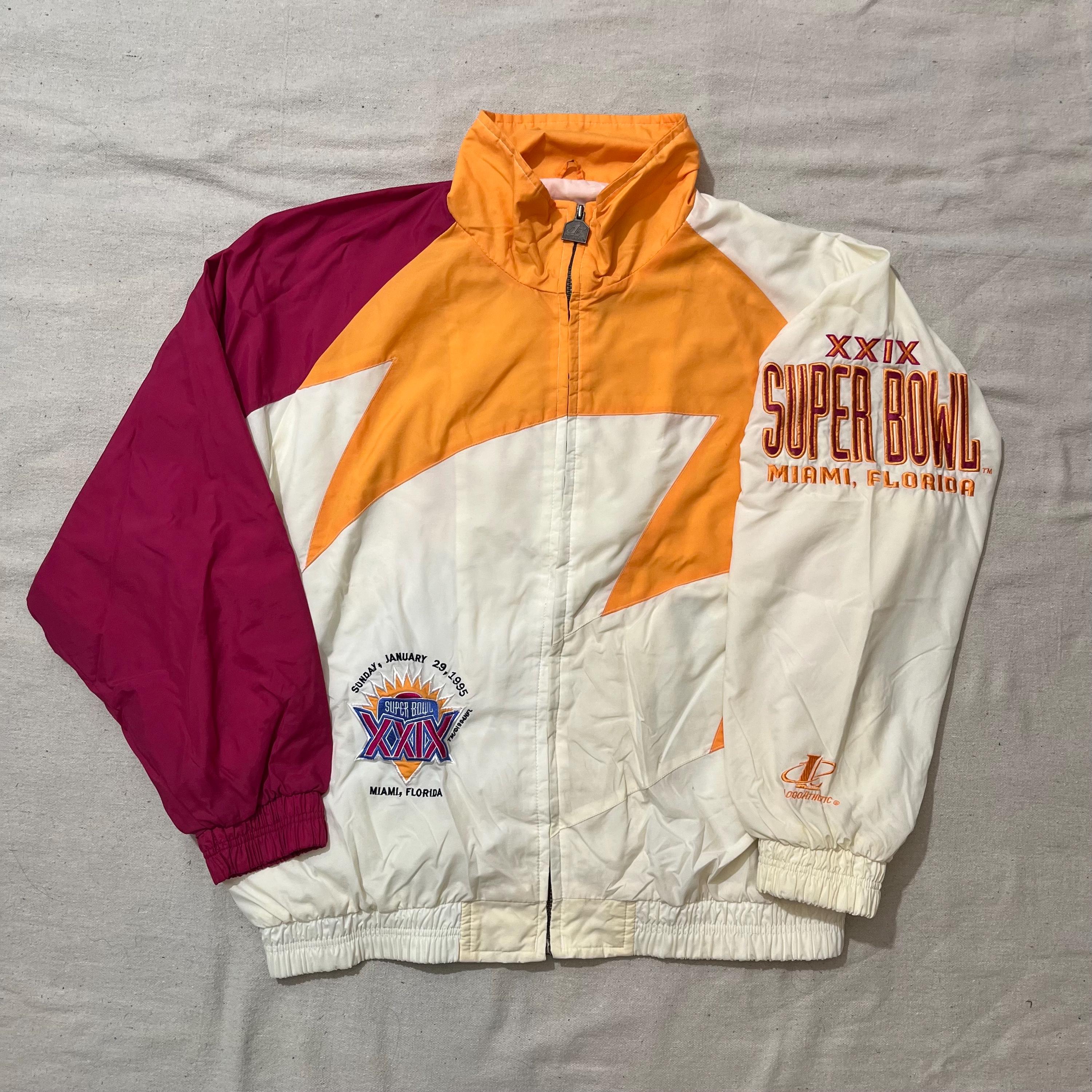 Vintage 90s Logo Athletic NFL Super Bowl XXIX 29 Jacket San