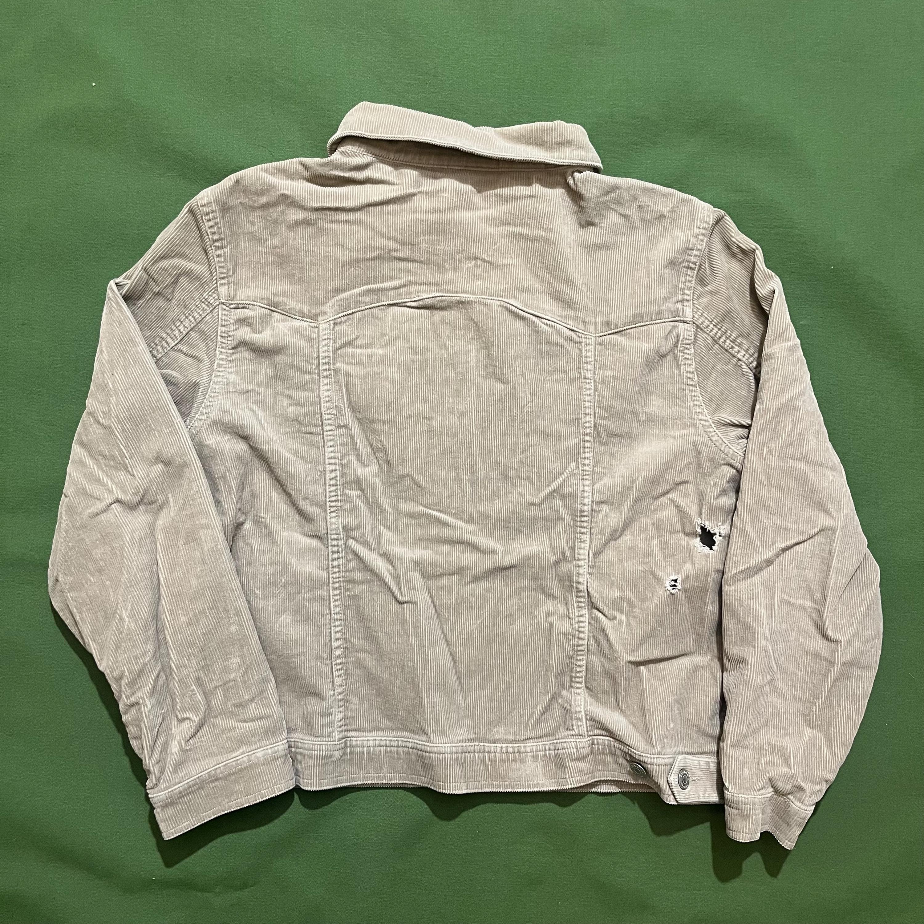 Vintage 00s Y2K Women's/femme Sonoma Thin Corduroy Jacket Tan