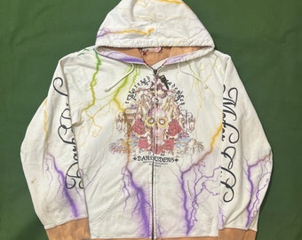 Y2k Ed Hardy Short Sleeve Zip up Hoodie - Etsy UK