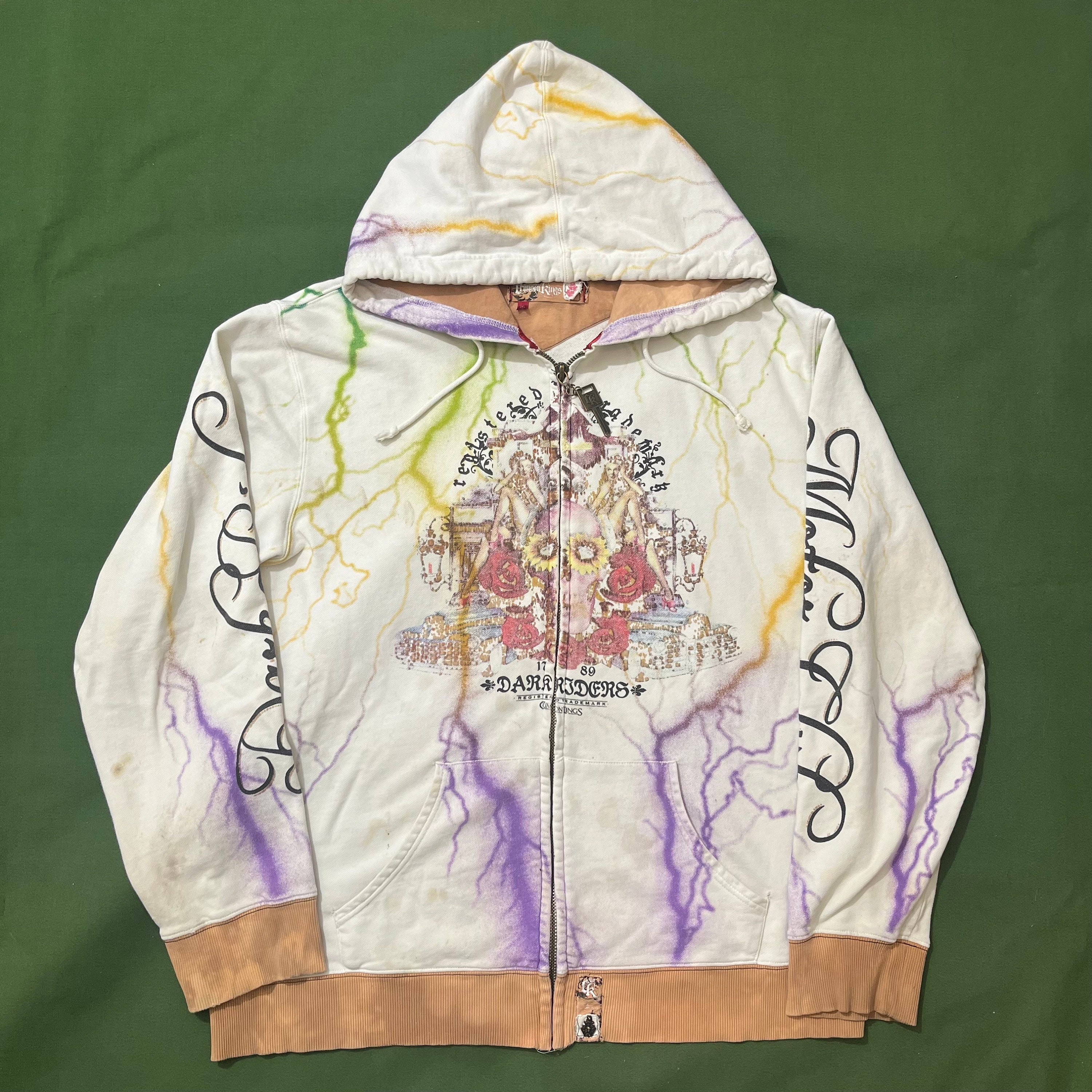 Purple Ed Hardy Hoodie - Etsy