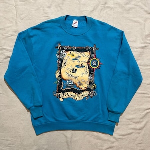 Bluza z okrągłym dekoltem Mirage Treasures Casino z lat 90. w stylu vintage – Las Vegas