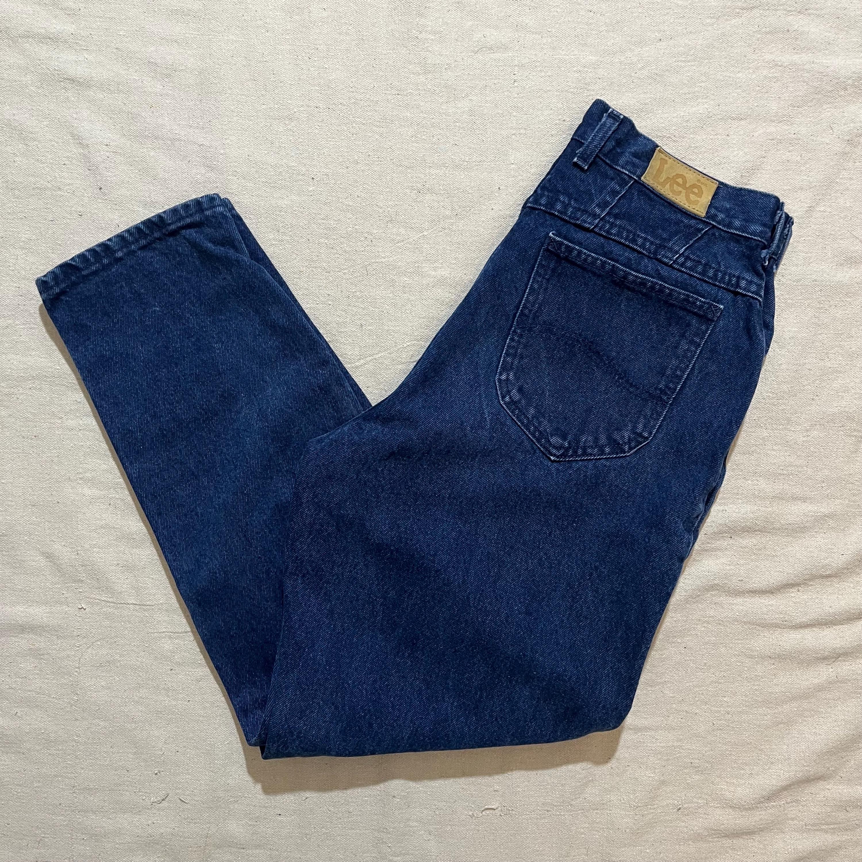 Vintage 80s 90s Lee Denim Jeans Blue Size 28 - Etsy
