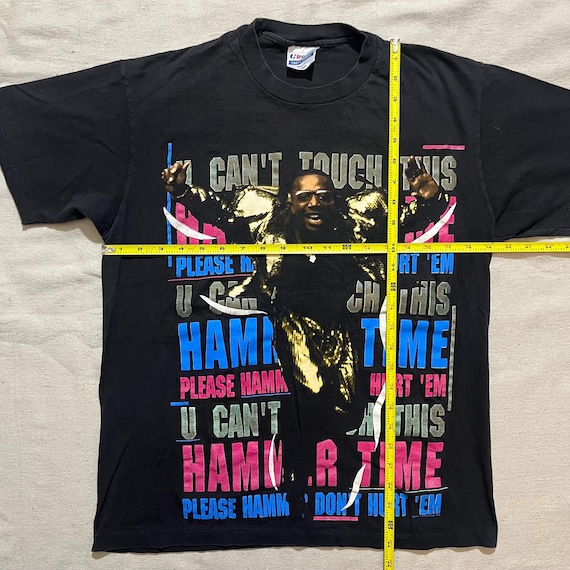 Vintage 80s MC Hammer Graphic T-shirt: U Can't Touch This Rap Tee