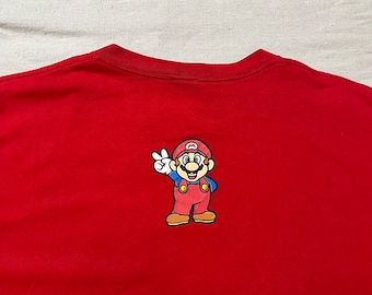 スーパーマリオ 3 tee 00s y2k tシャツ Nintendo 00s スーパーマリオ マリオ ビンテージ Tシャツ Y2K 半袖 L