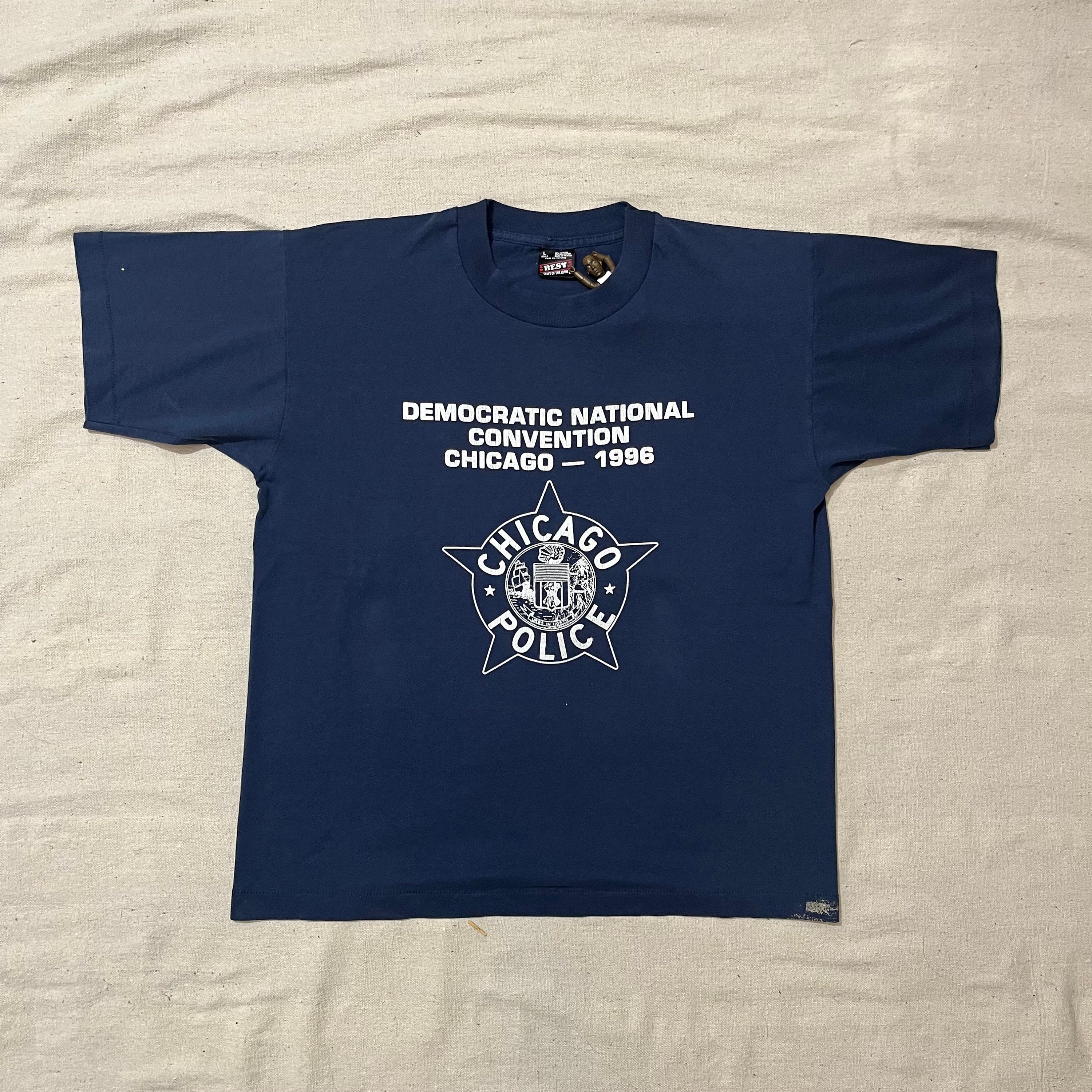Vintage 90s CPD Chicago Police Department Quote Graphic T-shirt 