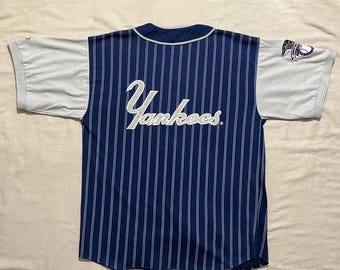 Vintage 90s Starter MLB New York Yankees Baseball Pinstripe Jersey