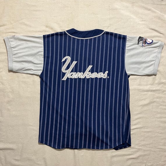 Vintage 90s Starter MLB New York Yankees Baseball Pinstripe Jersey