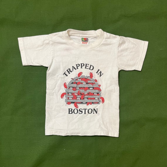 Vintage 90s/00s Kids/Youth “Trapped in Boston” Lob