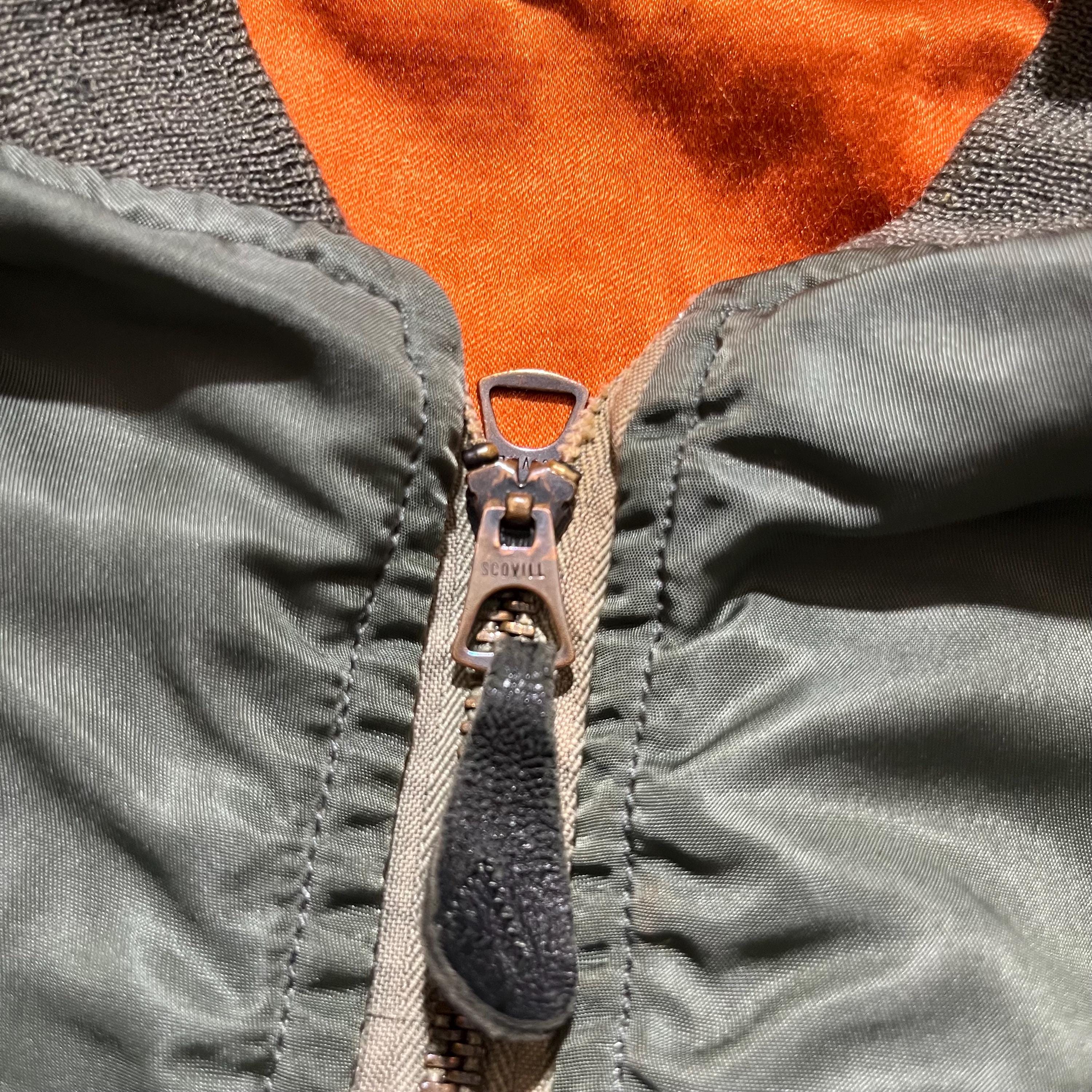 Vintage 60s Alpha Industries L-2B US Military Bomber Jacket (large