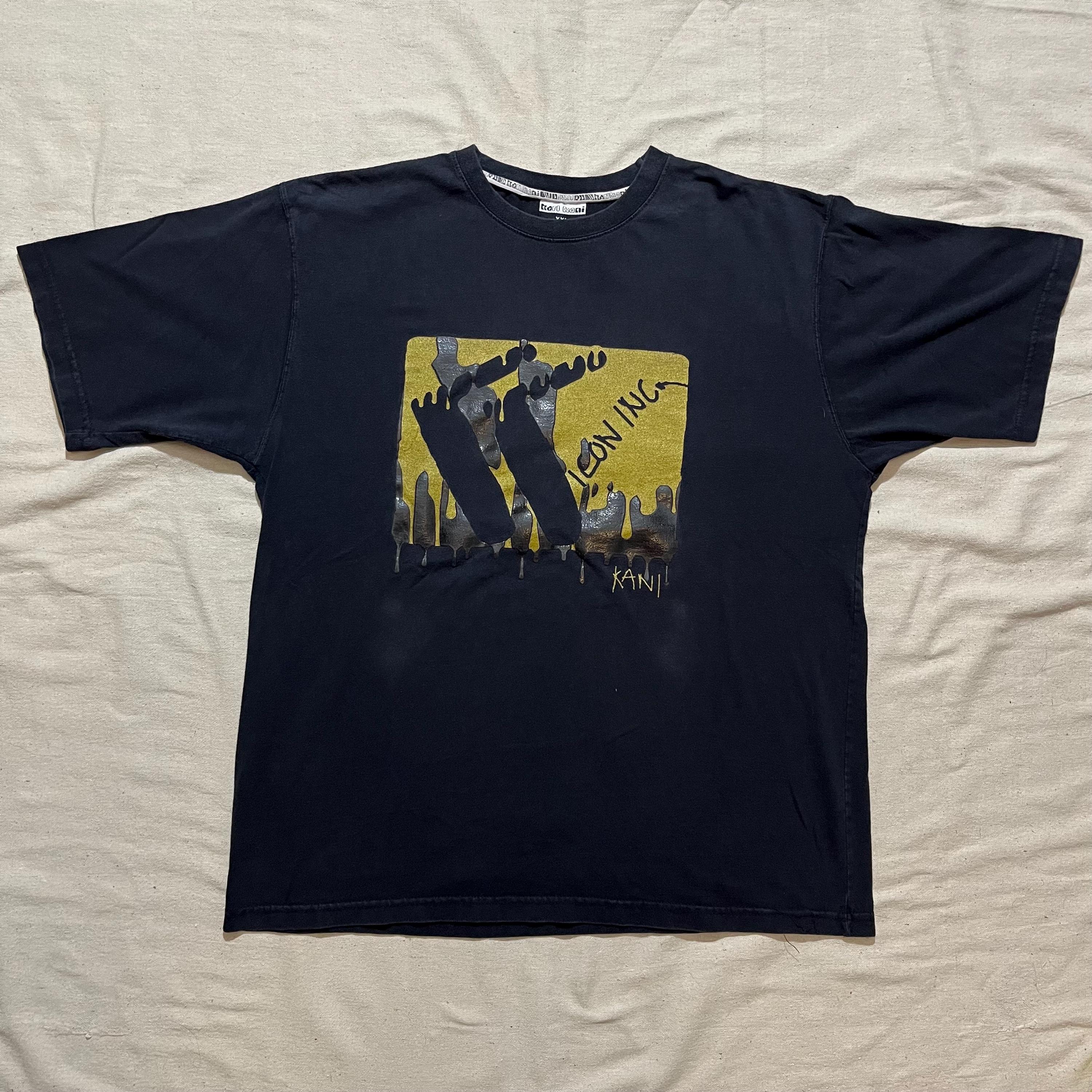Karl kani ポリエステルシャツ 2XL Karl Kani] JAPAN加工 SAMURAI-Tシャツ Karl Kani PEET