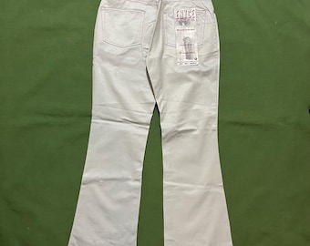 Vintage 90s/00s Y2K Women’s/Femme Enyce Flared Disco Pants Silver Size 28