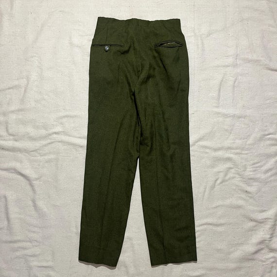 パンツ 70s~80s Vintage nep stripe wool slacks Striped Wool Pants