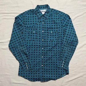 RRL ドレスデニムシャツ　サイズ15 1/2 RRL ラルフローレン ウエスタンデニムシャツ トップス メンズ サイズ L