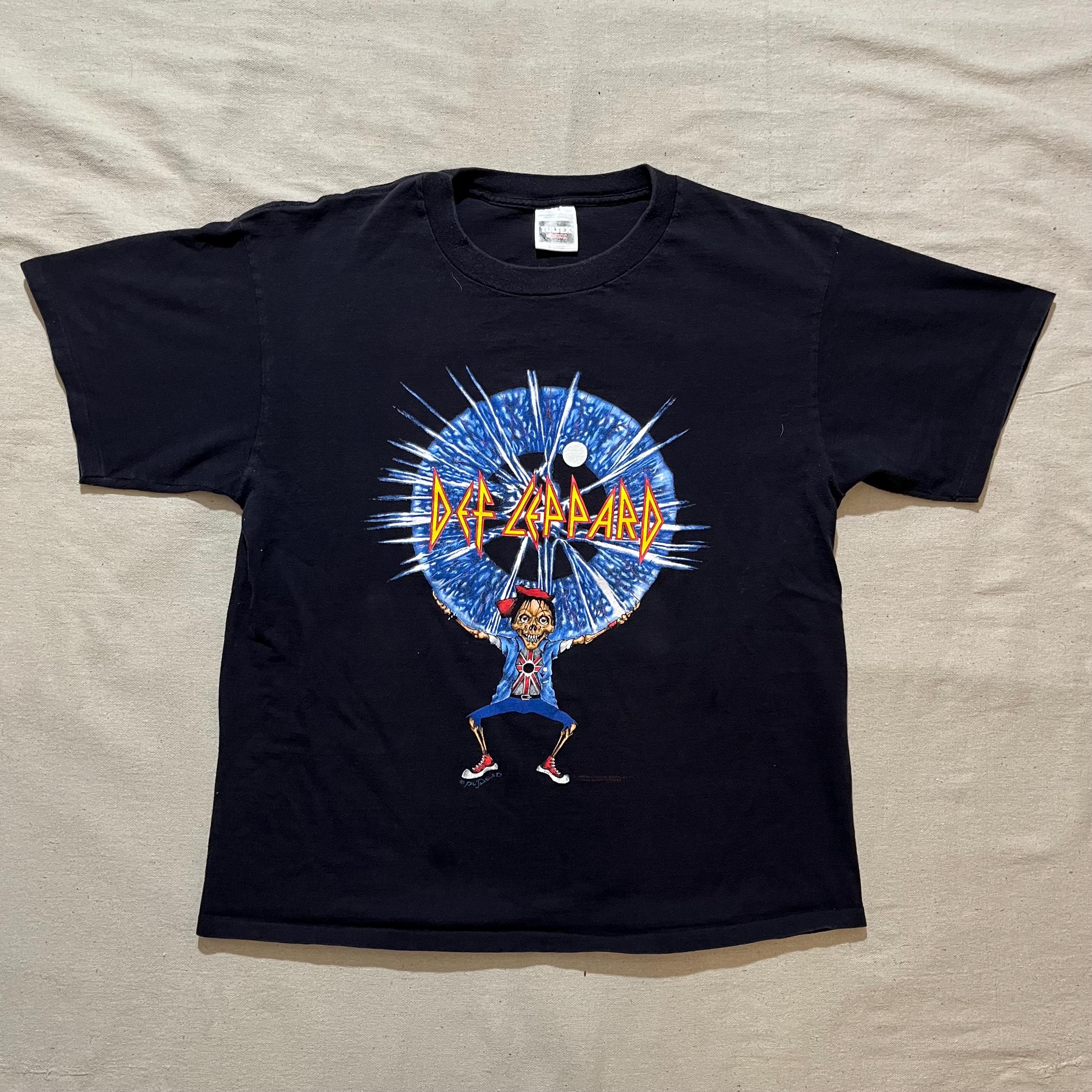 Vintage 1992 Def Leppard Adrenalize Big Face Band T-Shirt Sz