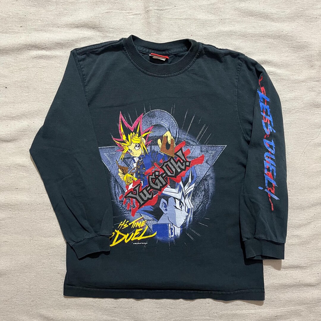 Vintage 90s Yu Gi Oh Graphic Longsleeve T-shirt - Kids XS - Etsy