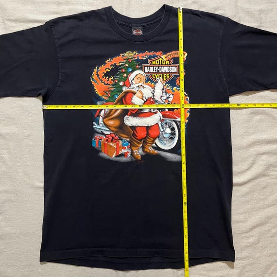 Vintage 90s Harley Davidson Milwaukee Wisconsin Christmas Santa