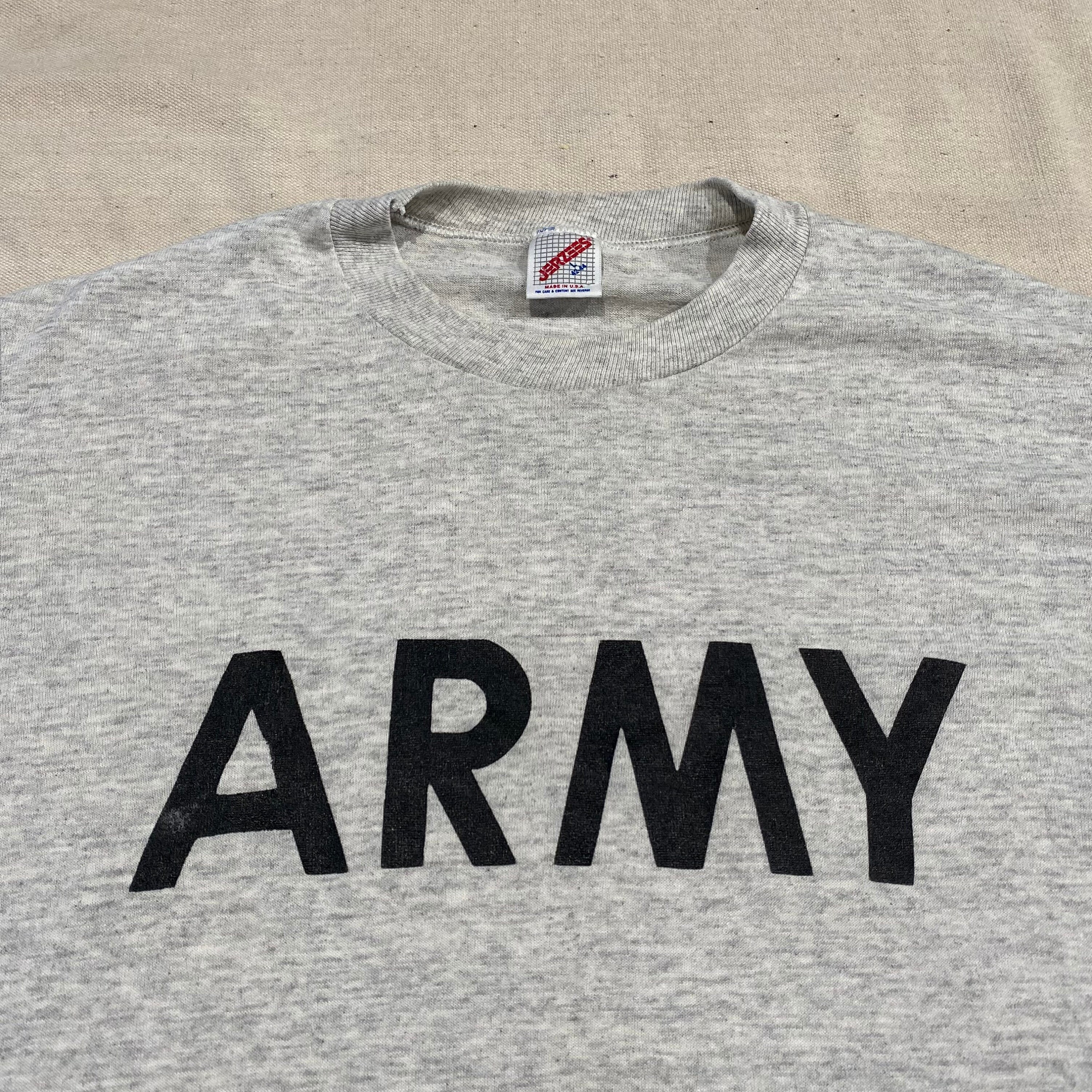 80s 90s 戦闘機 vtg tシャツ ARMY ミリタリー 軍物 シングル Vintage 80s/90s United States Army Military Spellout Graphic T