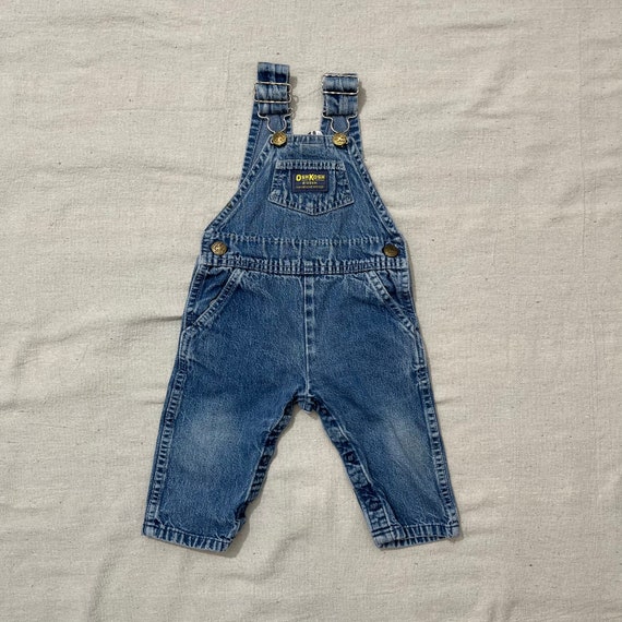 Vintage 80s Kids/Toddler Oshkosh B’Gosh Overalls … - image 1