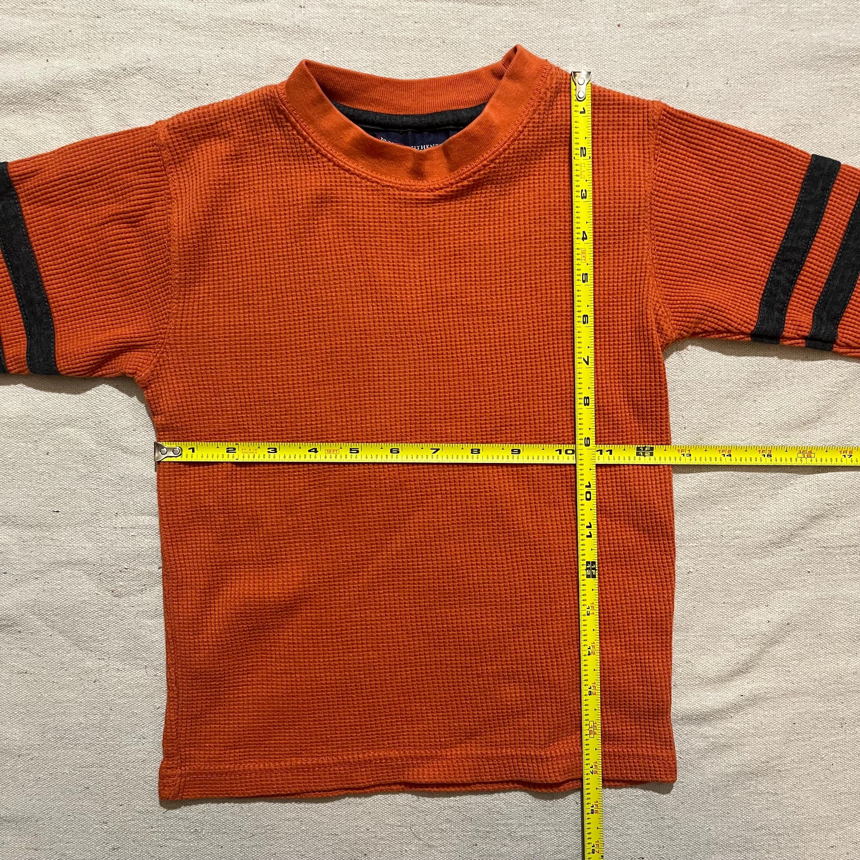 Vintage 00s Y2K Kids Youth Faded Glory Thermal Longsleeve Shirt
