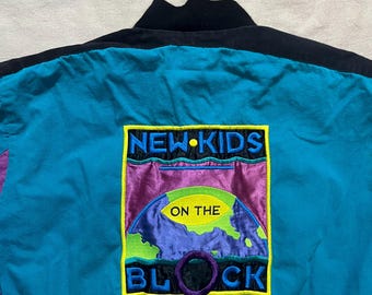 Vintage 90s New Kids on the Block Jacket: Magic Summer Tour
