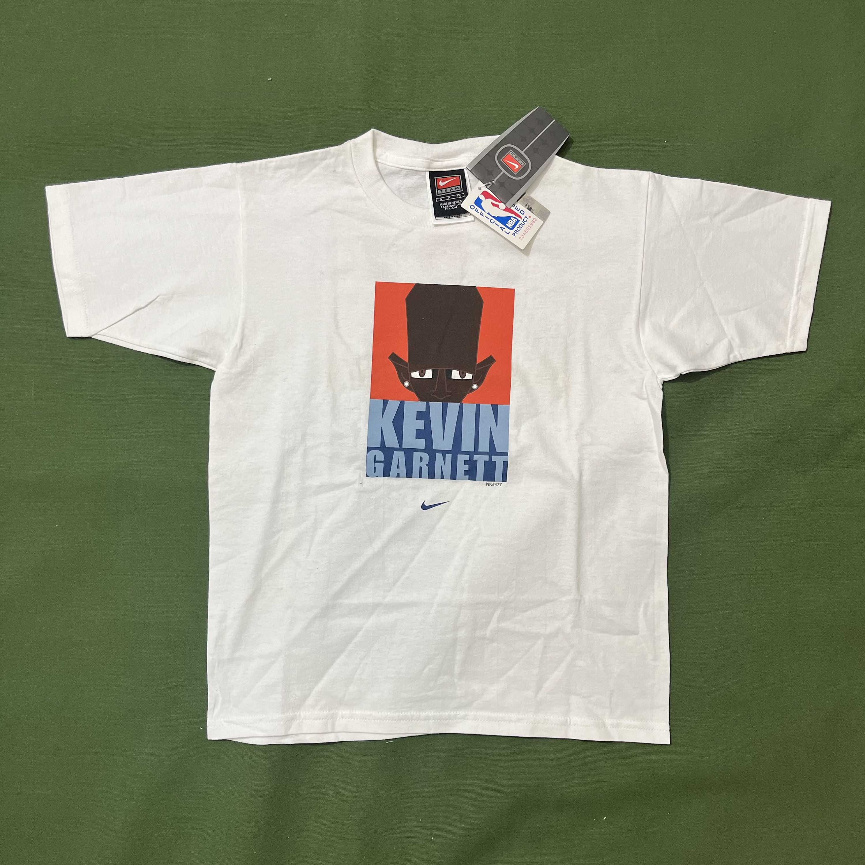 90-00s NIKE NBA ケビン・ガーネット グラフィック Tシャツ