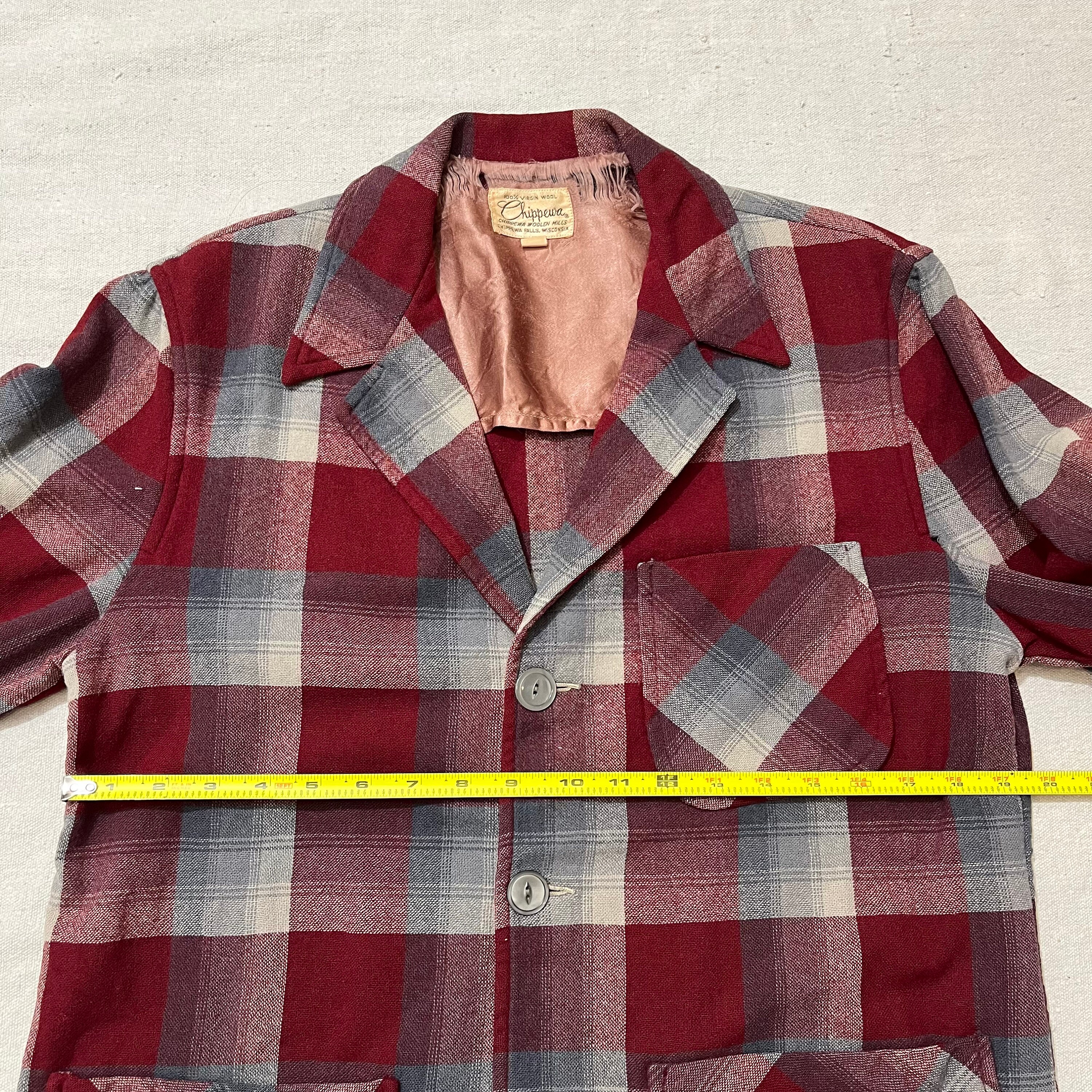 30s Chippewa Woolen Mills ハトメジッパー 30s Chippewa Woolen Mills ハトメジッパー Vintage Chippewa