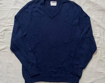 Vintage 80s/90s Apparel Workshop Pattern Knit Sweater Purple Green