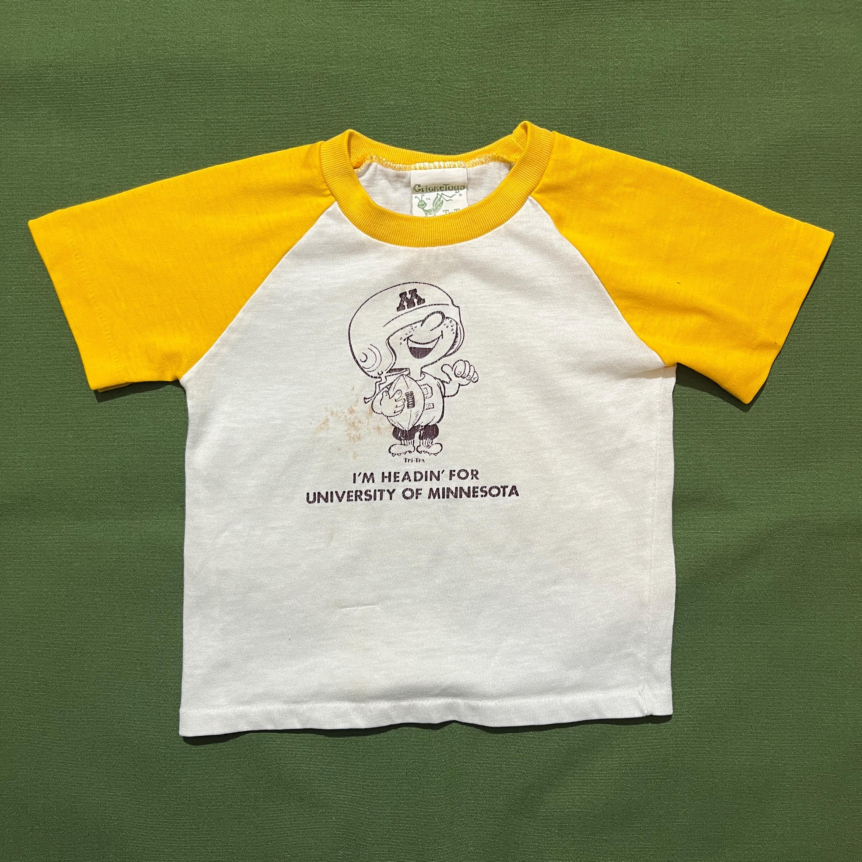 T-shirt Vintage Kappa Années 60-70 - Jaune-orange, Taille S-M (Occasion)