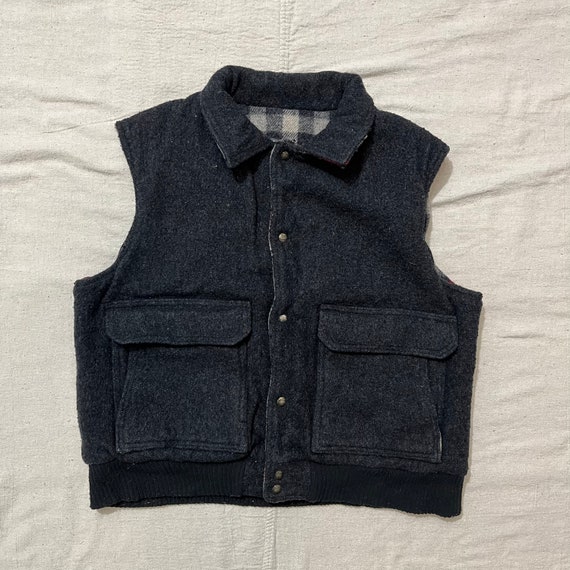 90s woolrich ウールリッチ チェック柄 ベスト ヴィンテージ 80 年代/90 年代 チェック柄 ウールリッチ