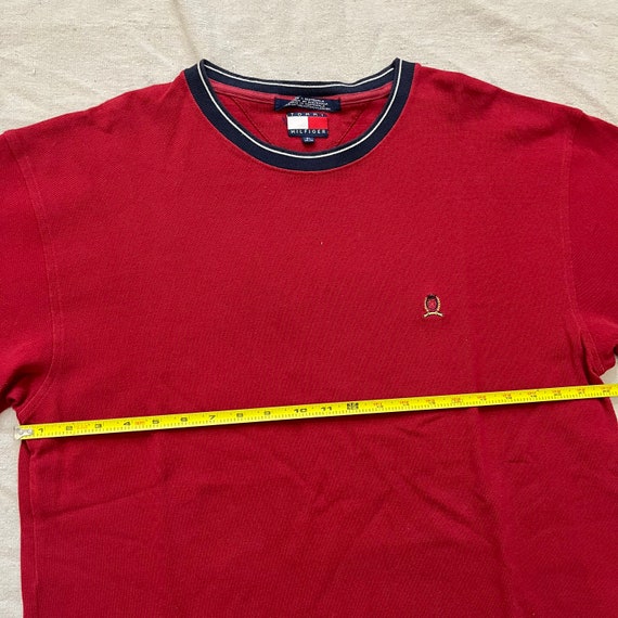 Vintage 00s Y2K Tommy Hilfiger Crest Polo TShirt … - image 3