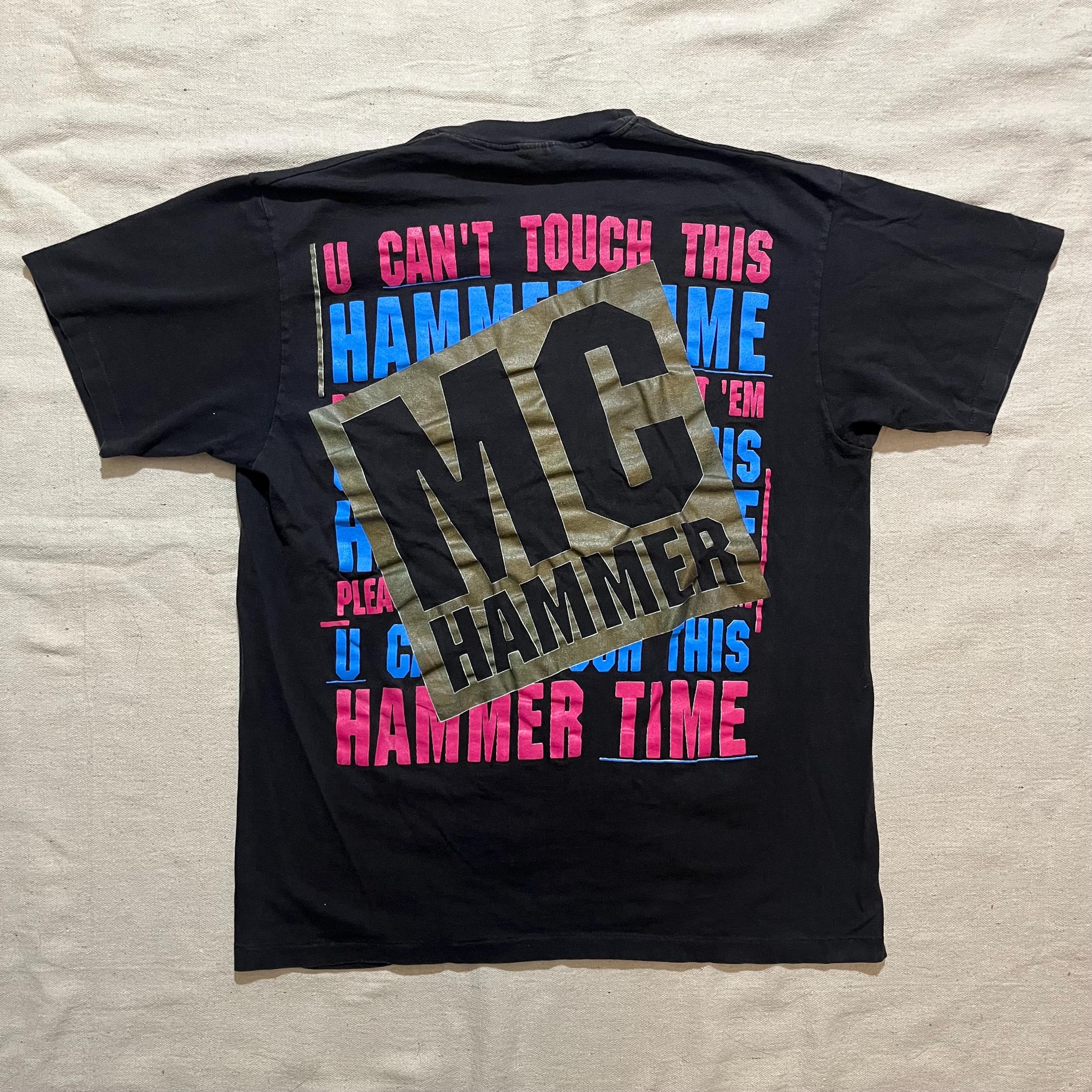 80s MCハマー Tシャツ 極美品 80年代ヴィンテージMCハマーグラフィックTシャツ：U Can't Touch This