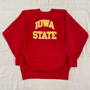 Vintage 90s Iowa State Champion Reverse Weave Crewneck Sweatshirt