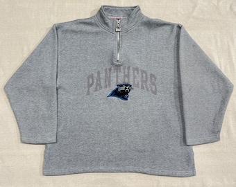 Vintage Pro Player NFL Carolina Panthers Football Quarter Zip