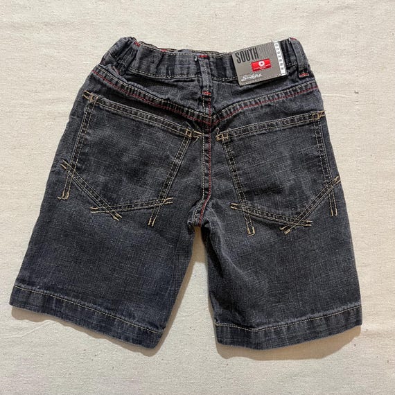 Vintage 00s Y2K Kids Youth Southpole South Pole Jean Shorts Jorts