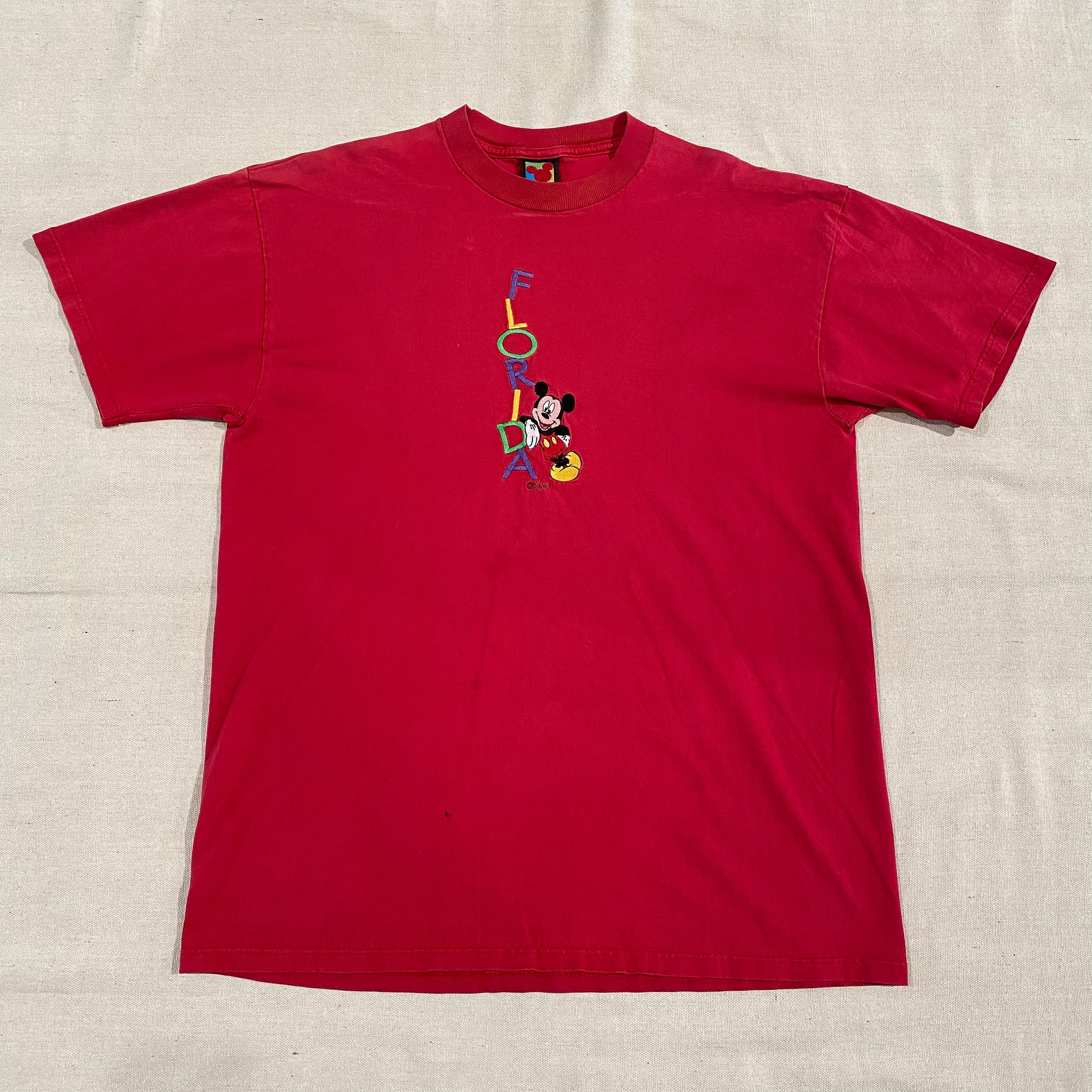 Vintage 90s Disney Mickey Mouse Florida Tourist Travel Souvenir